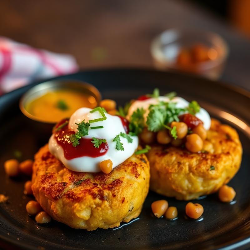 Aloo Tikki Chaat