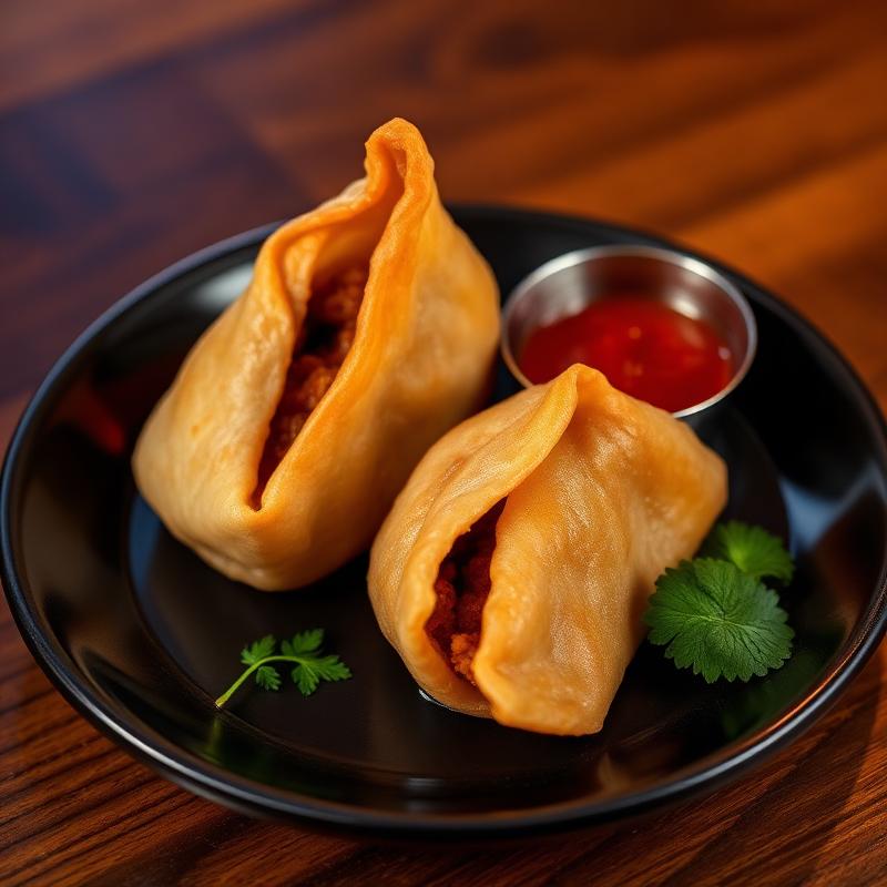 Chilli Chicken Samosa (2pc)