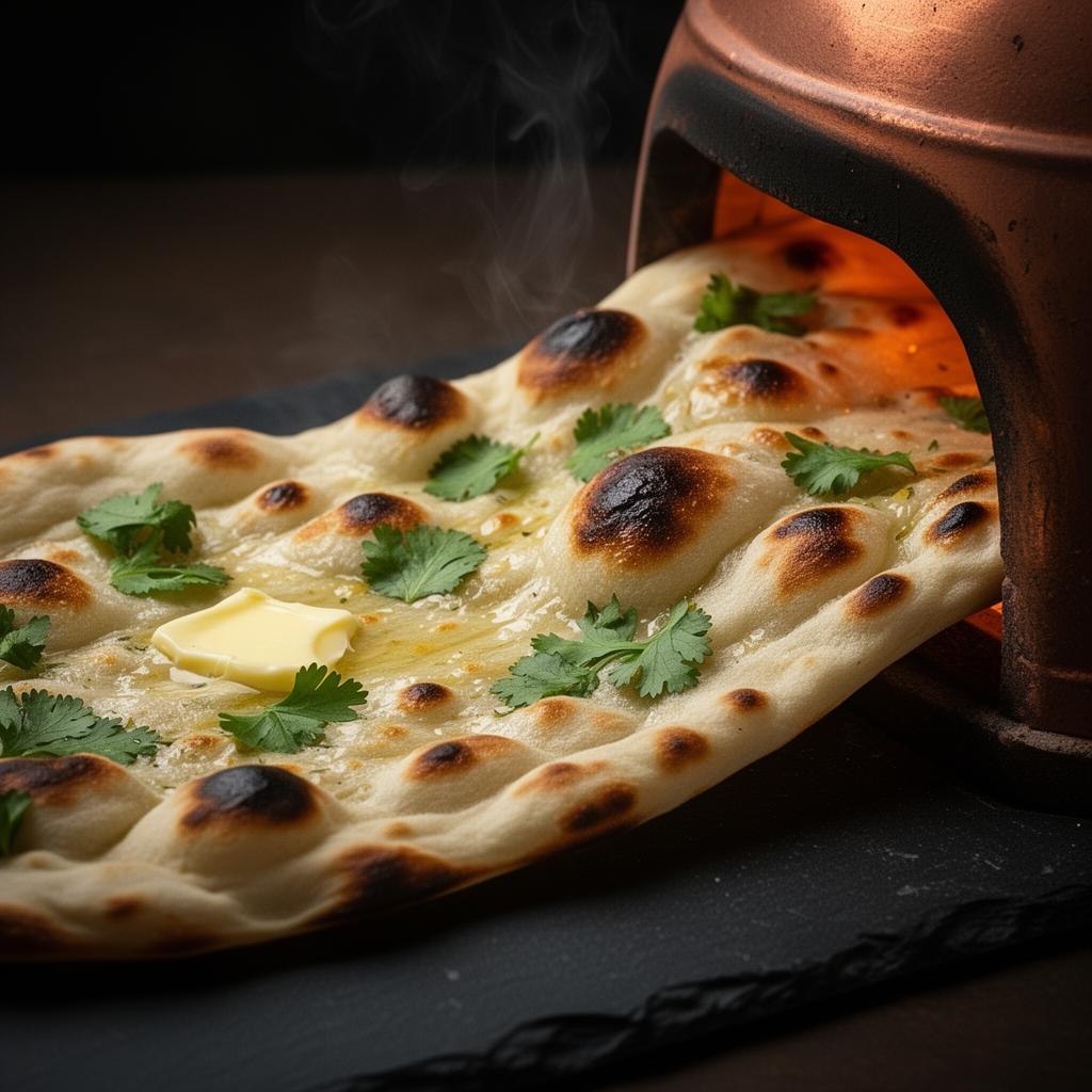 Naan, fresh out.